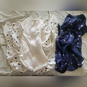 Small, medium, and large snoo Sleep Sack swaddle